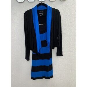 International Concepts INC Striped Tank Dress and Cardigan Medium